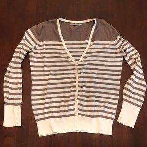 Neutral striped sweater